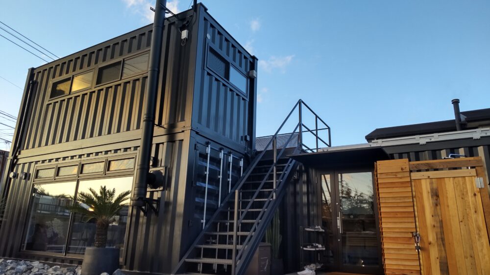 二階建てコンテナハウスの見学会を開催しました！